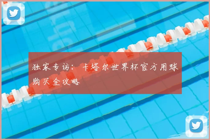 独家专访:卡塔尔世界杯官方用球购买全攻略