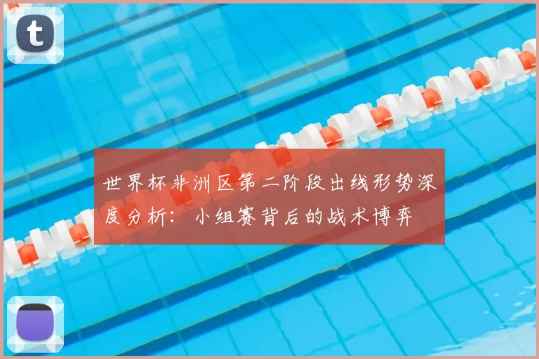 世界杯非洲区第二阶段出线形势深度分析:小组赛背后的战术博弈