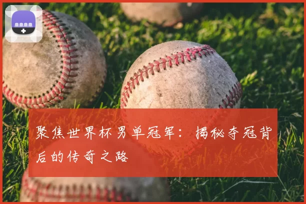 聚焦世界杯男单冠军:揭秘夺冠背后的传奇之路