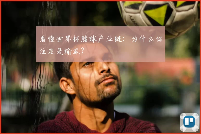 看懂世界杯赌球产业链：为什么你注定是输家？
